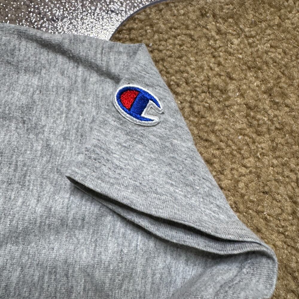 Champion Mens XL Gray Heather Desert Hills Tempest Lightning Bolt Graphic Tee - Picture 3 of 7